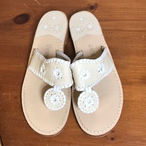 Jack Rogers Flat Sandals Nude Size 7 Worn Once